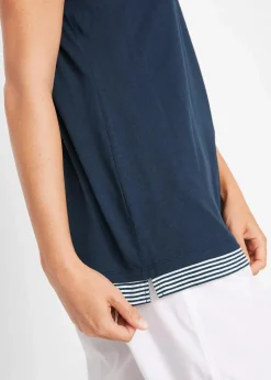 2 in 1 Shirt aus Bio-Baumwolle, kurzarm