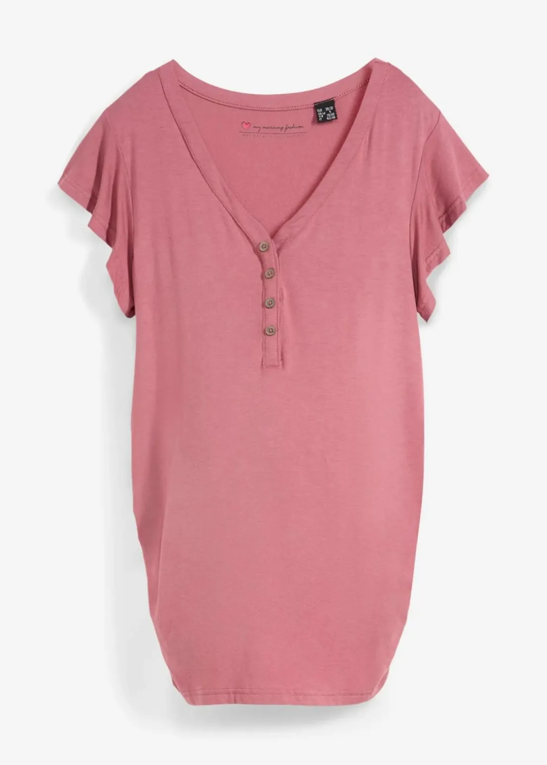 2 in 1 Umstandsshirt und Stillshirt aus nachhaltiger Viskose