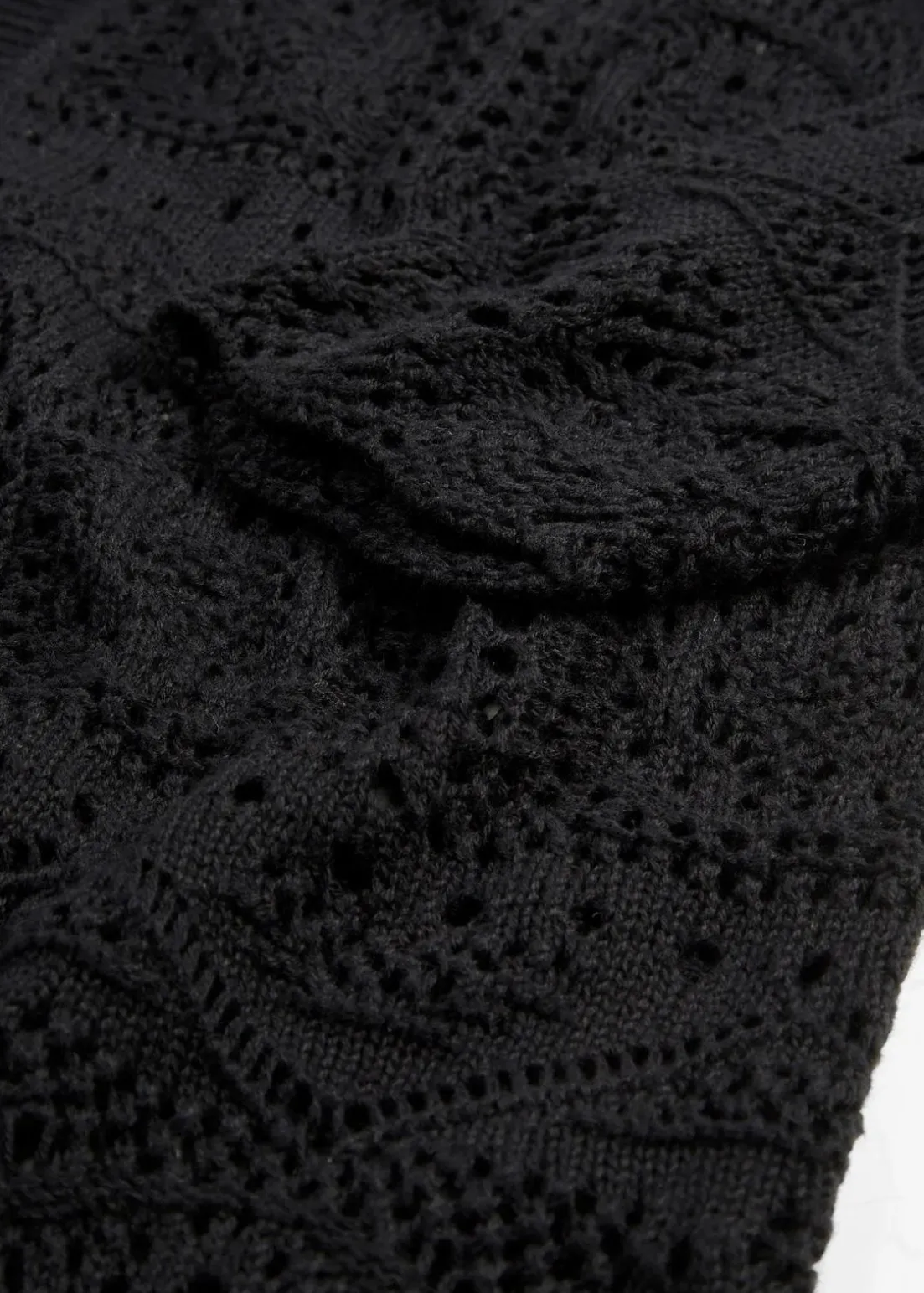 Ajour Longstrickjacke