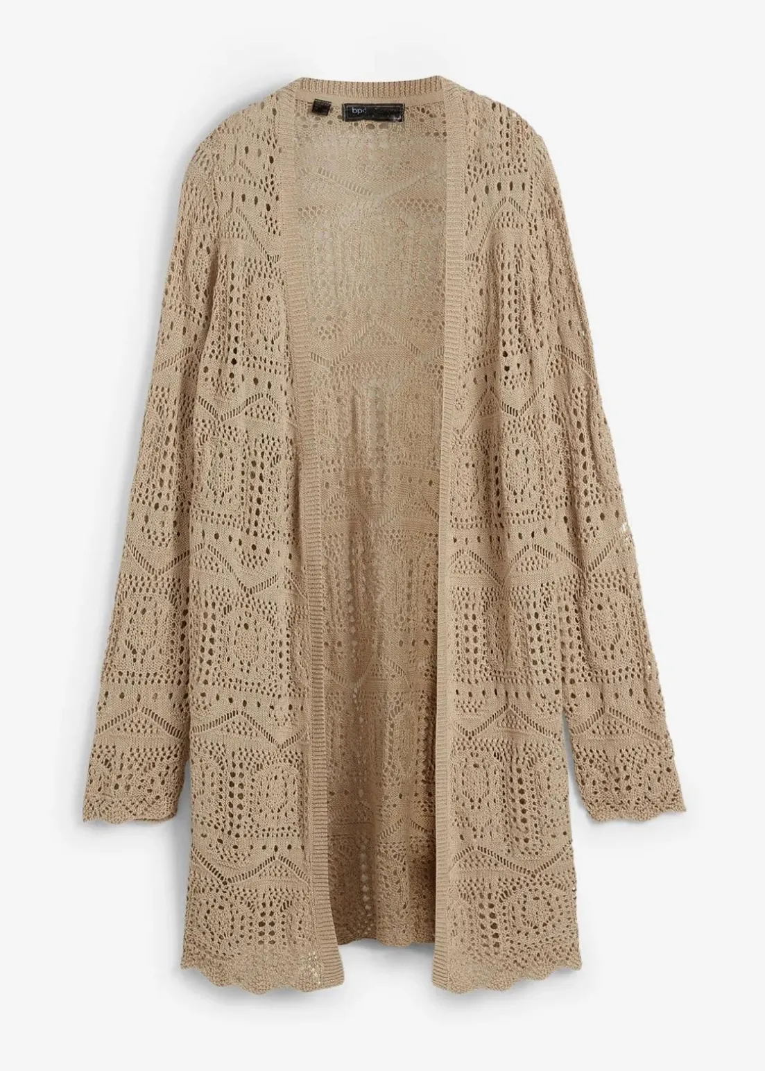 Ajour Longstrickjacke