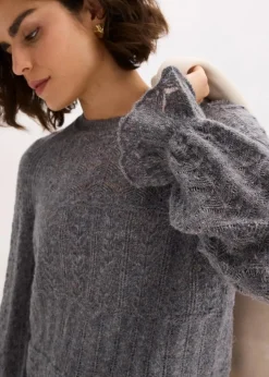 Ajour-Strickpullover