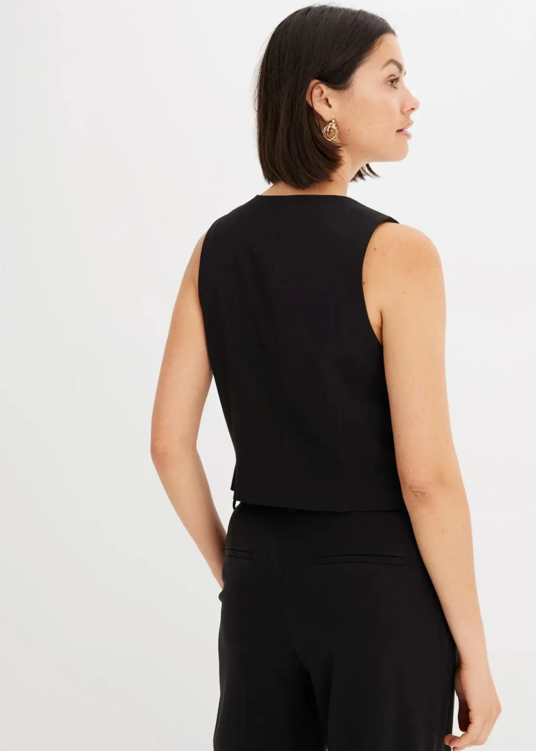 Anzugweste aus Viskose-Mix