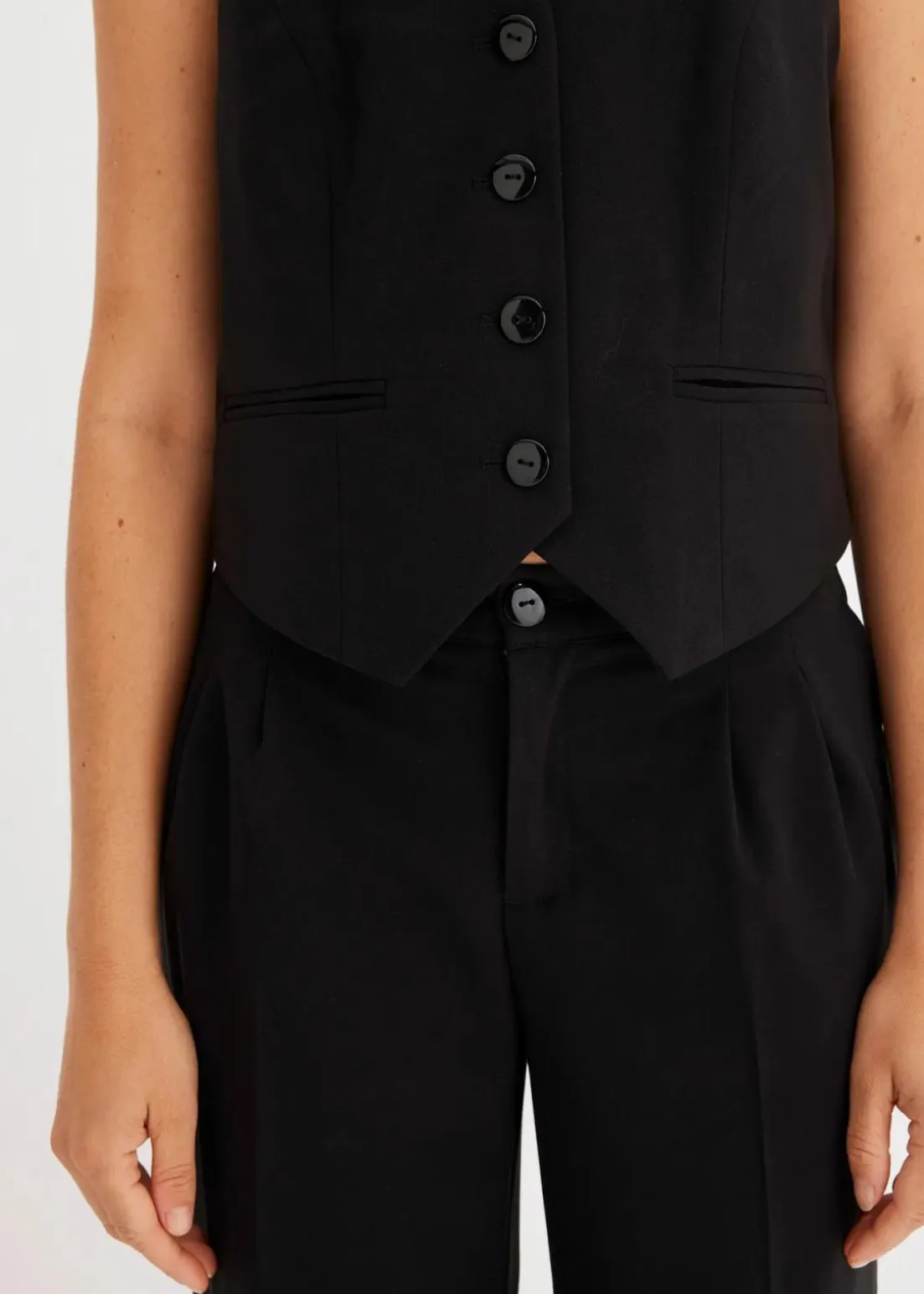 Anzugweste aus Viskose-Mix