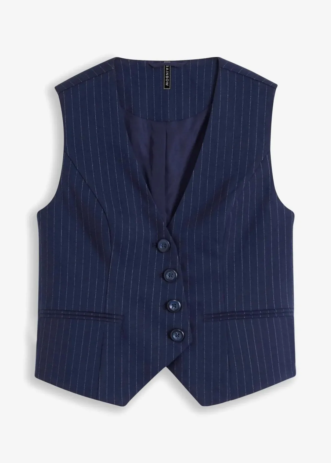 Anzugweste aus Viskose-Mix