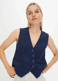 Anzugweste aus Viskose-Mix