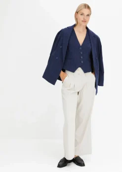 Anzugweste aus Viskose-Mix