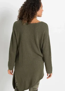 Asymmetrischer Pullover