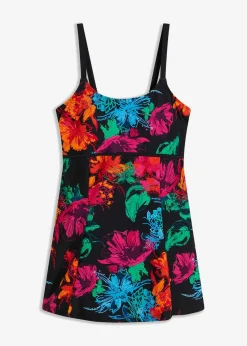 Badekleid mit Rundhalsausschnitt