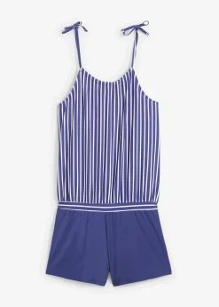 Badeoverall mit Trägern zum Binden