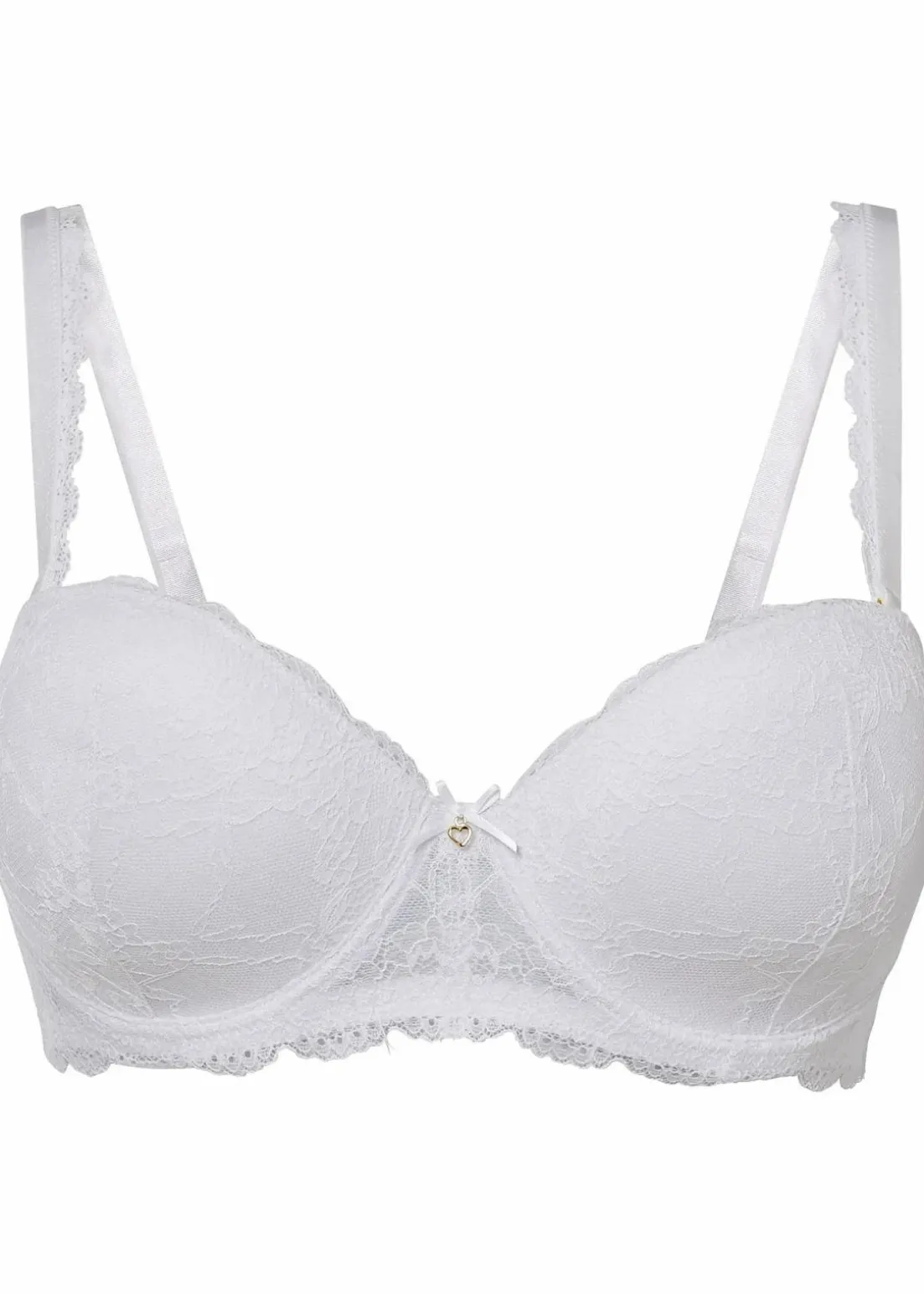 Balconette BH mit abnehmbaren Trägern