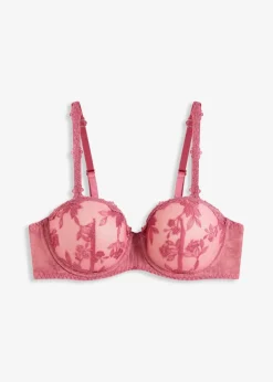 Balconette-BH mit blumiger Spitze