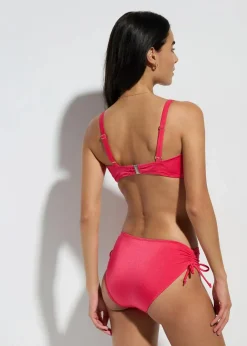 Balconette-Bikini aus glänzendem Material (2-tlg.Set)