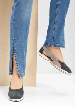 Ballerinas aus Veloursleder