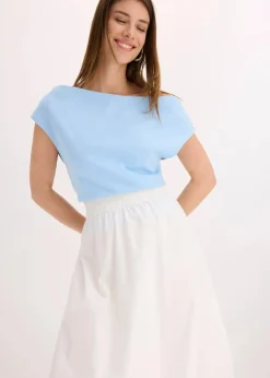 Ballonrock aus reiner Baumwolle