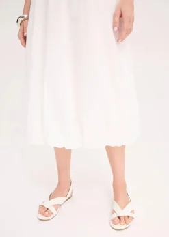 Ballonrock aus reiner Baumwolle