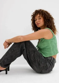 Balloon-Jeans Mid Waist, Super Soft