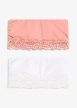 Bandeau-BH mit Bio-Baumwolle (2er Pack)