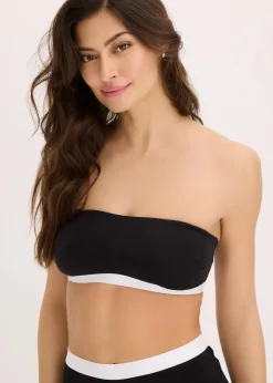 Bandeau-BH mit Bio-Baumwolle (2er Pack)