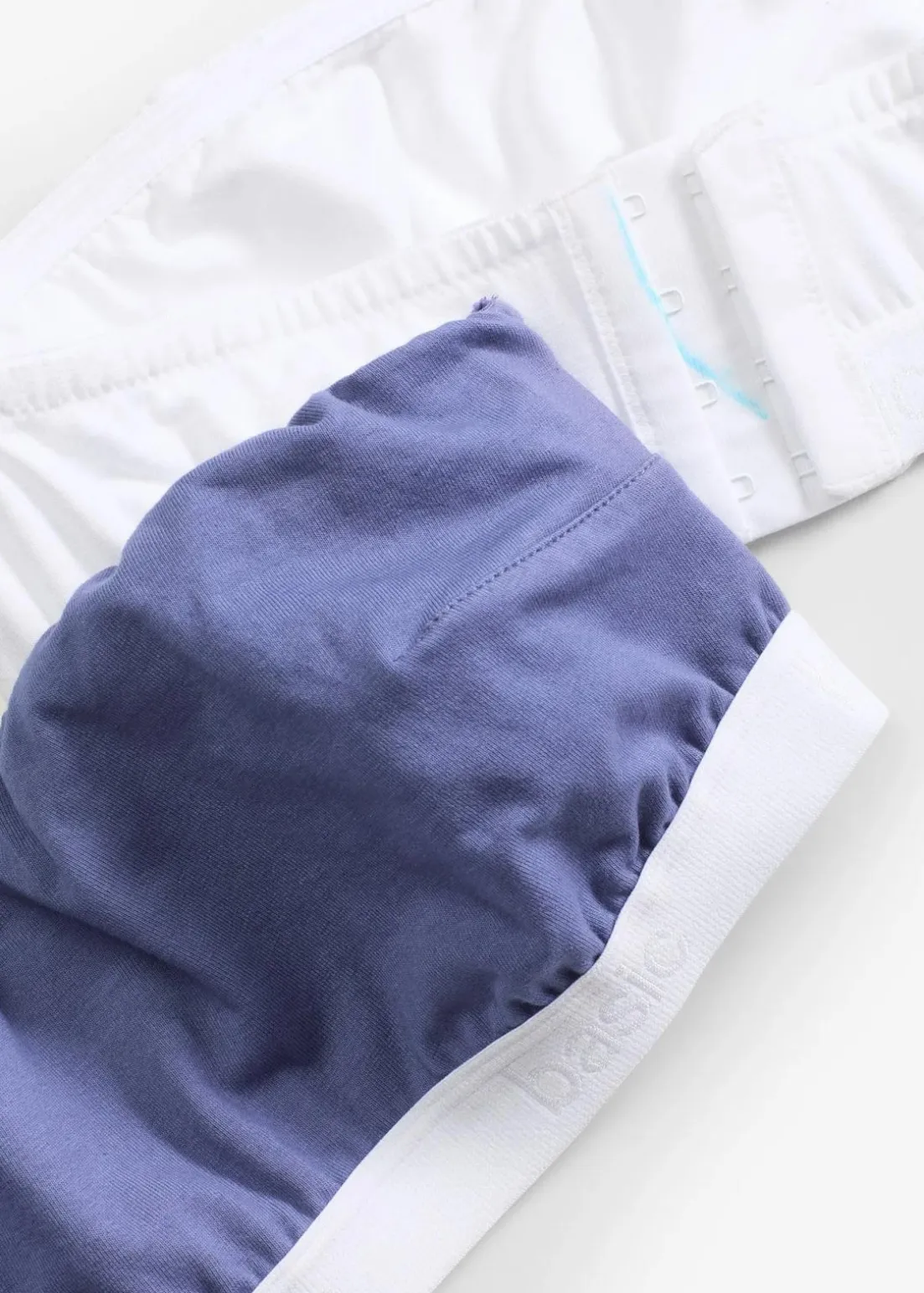 Bandeau-BH mit Bio-Baumwolle (2er Pack)