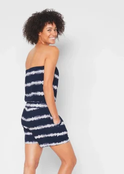 Bandeau-Jumpsuit aus reiner Bio-Baumwolle