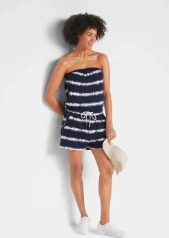Bandeau-Jumpsuit aus reiner Bio-Baumwolle
