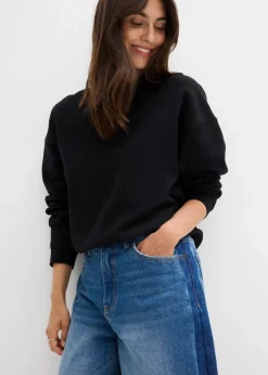 Barrel-Jeans High Waist, cropped