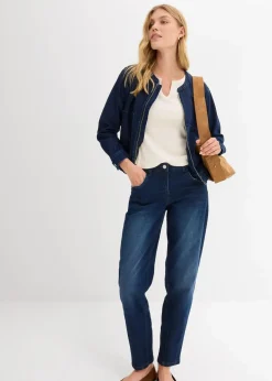 Barrel-Jeans Mid Waist