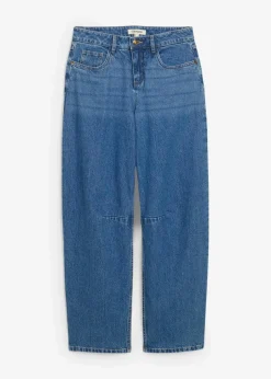 Barrel-Jeans Mid Waist