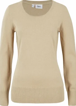 Basic Pullover mit recycelter Baumwolle