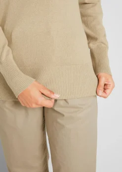 Basic Pullover mit recycelter Baumwolle