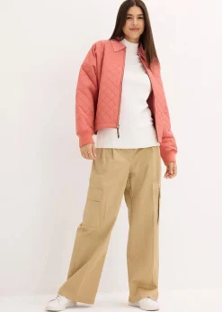 Basic Pullover mit Stehkragen mit recycelter Baumwolle