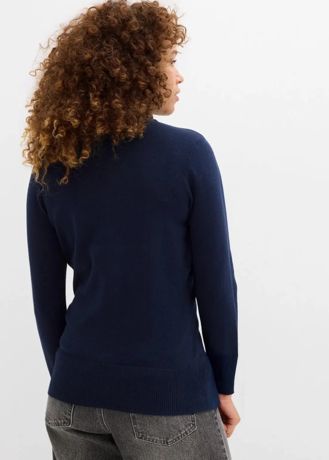 Basic Rollkragenpullover