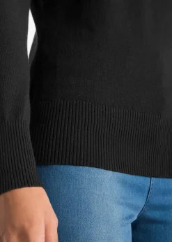 Basic Rollkragenpullover