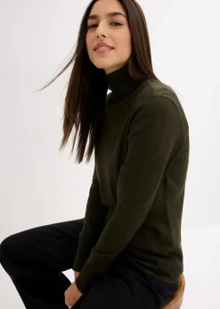 Basic Rollkragenpullover