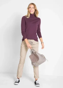 Basic Rollkragenpullover