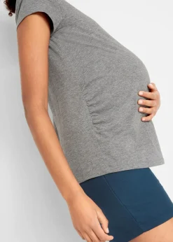 Basic Umstandsshirts aus Bio-Baumwolle, (2er-Pack)​