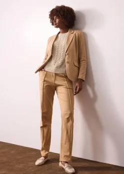 Baumwoll Jersey-Blazer