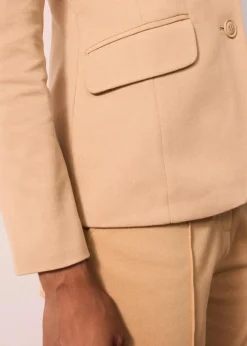 Baumwoll Jersey-Blazer