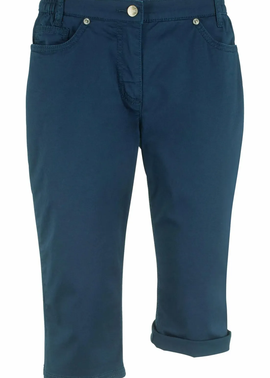 Baumwoll-Bermuda mit Bequembund