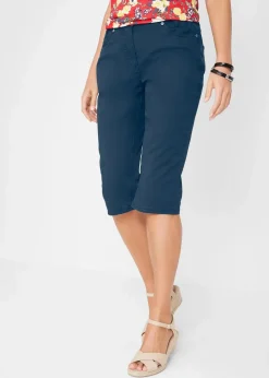 Baumwoll-Bermuda mit Bequembund