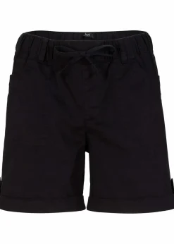 Baumwoll-Bermuda mit Gummibund