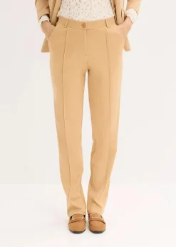 Baumwoll-Jersey-Hose mit Biesen