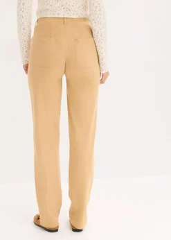 Baumwoll-Jersey-Hose mit Biesen