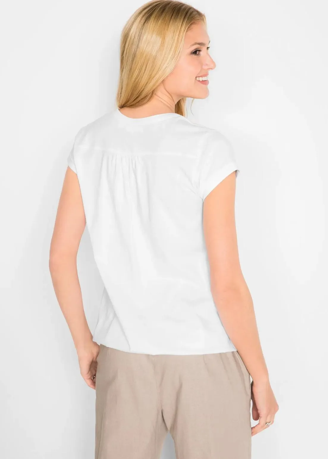 Baumwoll-Shirt, Kurzarm