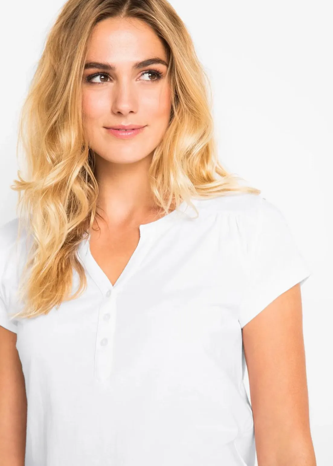 Baumwoll-Shirt, Kurzarm