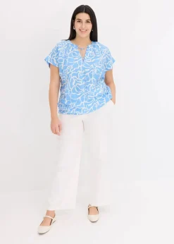 bedruckte Tunikabluse