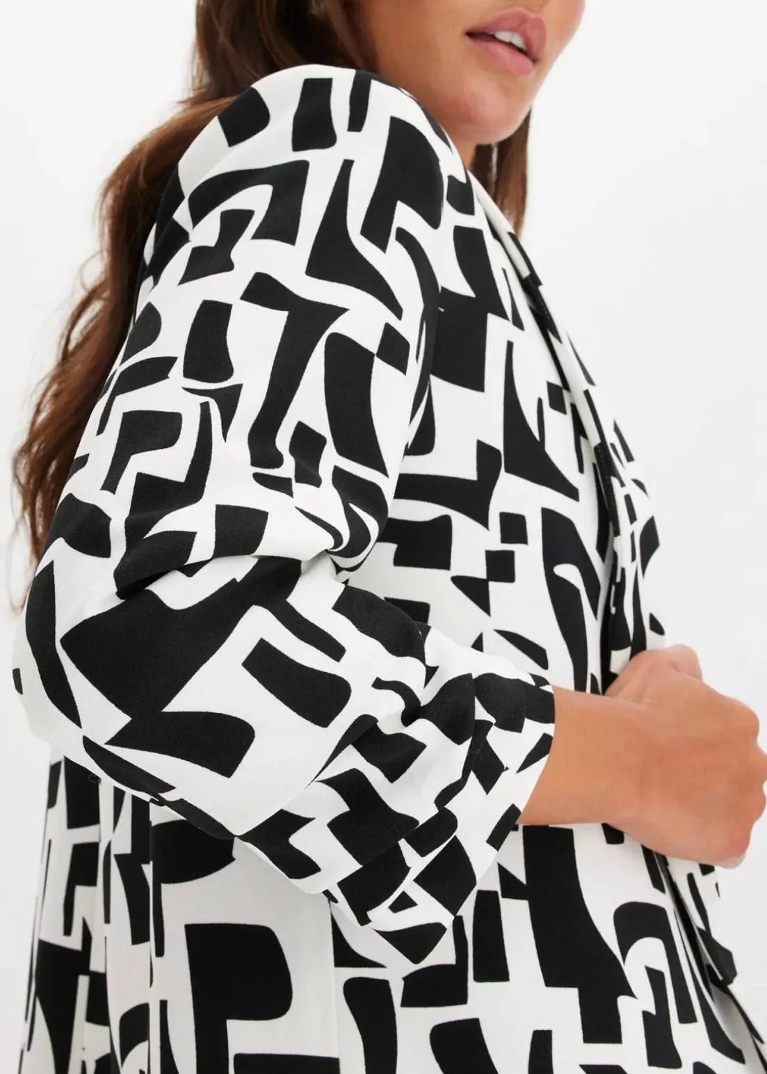 bedruckter Longblazer