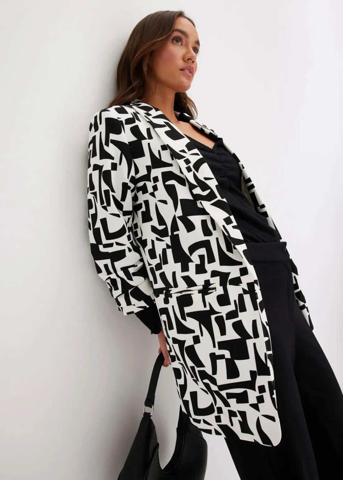 bedruckter Longblazer