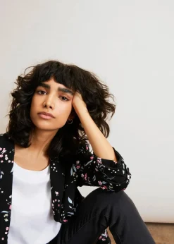 Bedruckter Longblazer