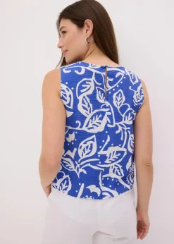 bedrucktes Blusentop